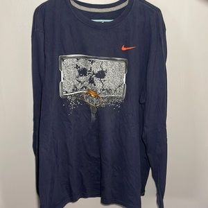 Nike basketball long sleeve graphic-t